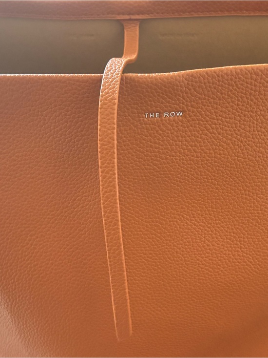 The Row Handbags - The Row Caramel Leather Tote with Subtle Strap